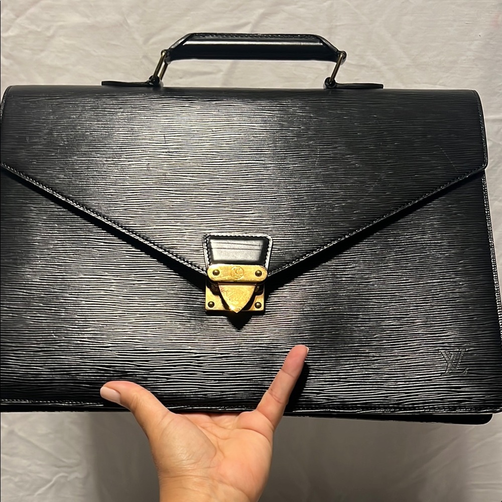 Louis Vuitton Black Briefcase